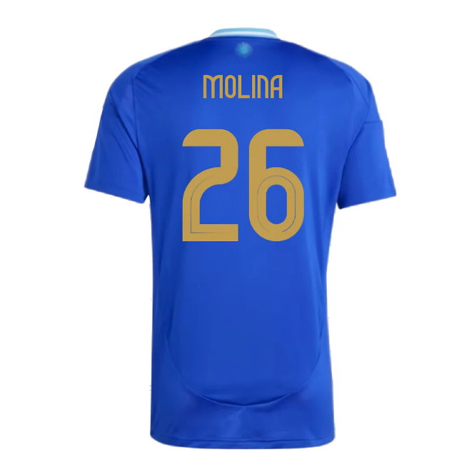 2024-2025 Argentina Away Shirt (MOLINA 26)-SoccerKits Hub | Buy Soccer Jerseys Online